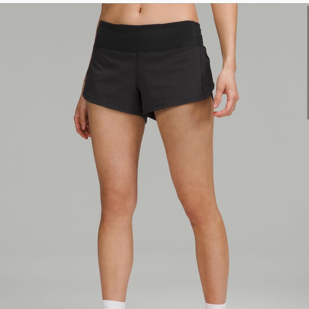 LULULEMON BLACK SPEEDUPS SIZE 6